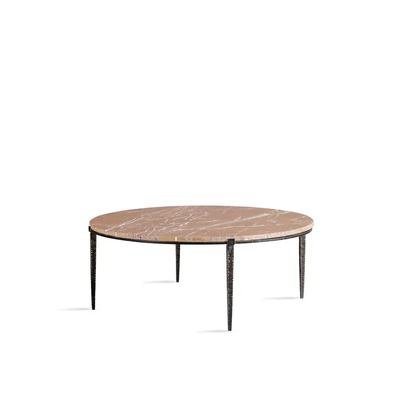 Leo Forest Brown Marble Coffee Table