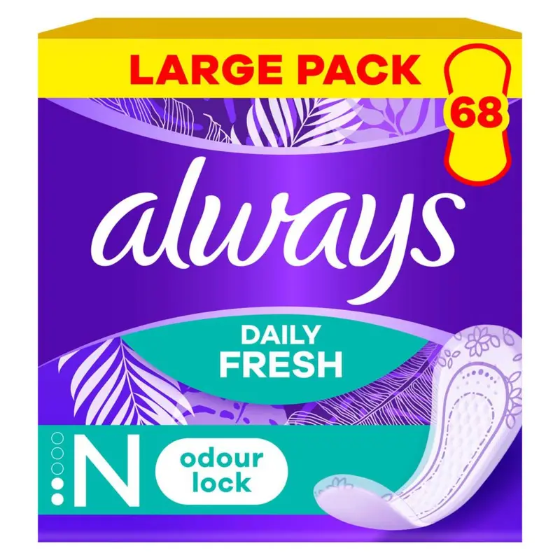 Always Dailies Normal Fresh & Protect Panty Liners x68