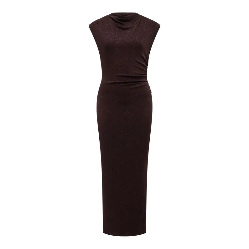 Sammy Bodycon Midi Dress Brown