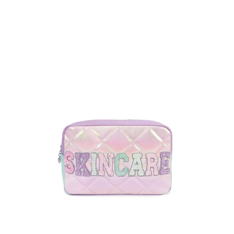 Skincare Colourblock Pouch Holographic