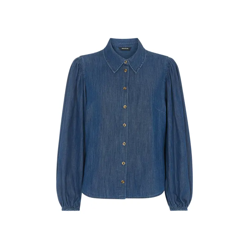 Chambray Cotton Shirt Blue
