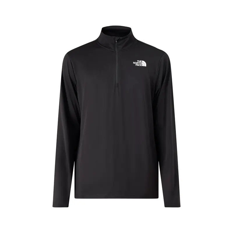 24/7 Quarter Zip Tee Black