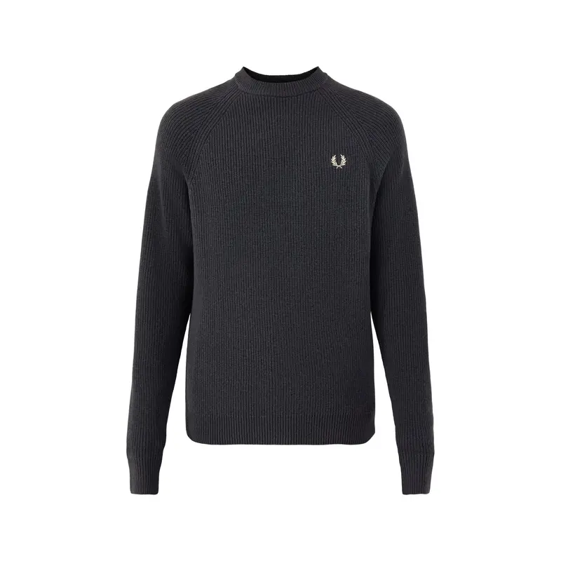 Lambswool Raglan Jumper Grey