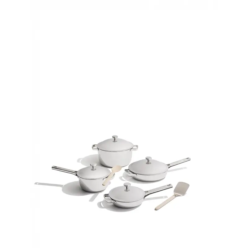 Titanium Pro Cookware Set Chrome