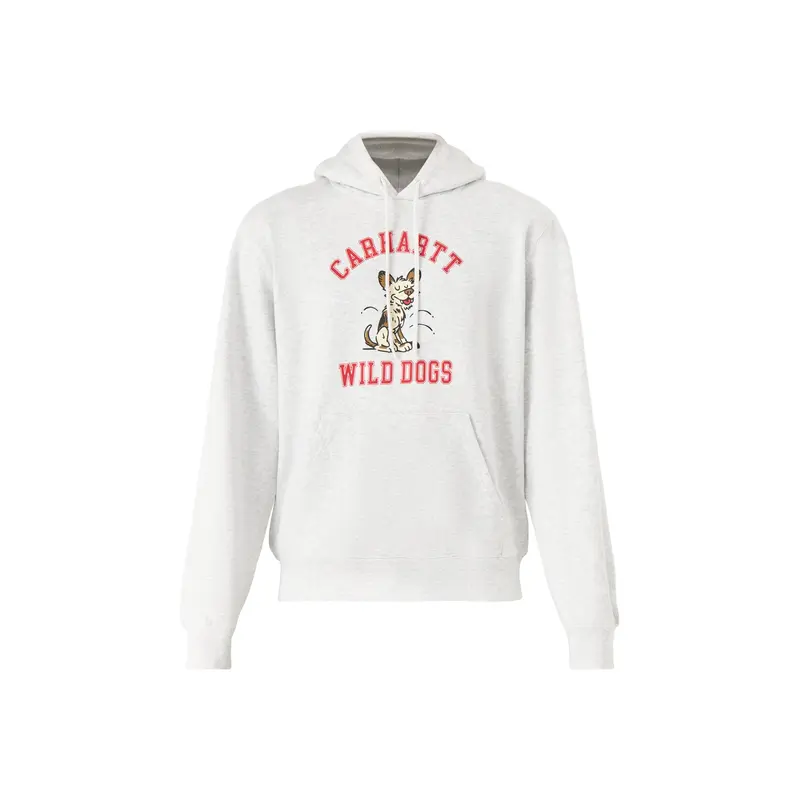 Wild Dog Hooded Sweat Grey
