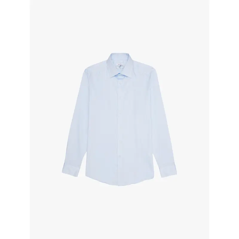 Frontier Cotton Satin Stretch Slim Fit Shirt