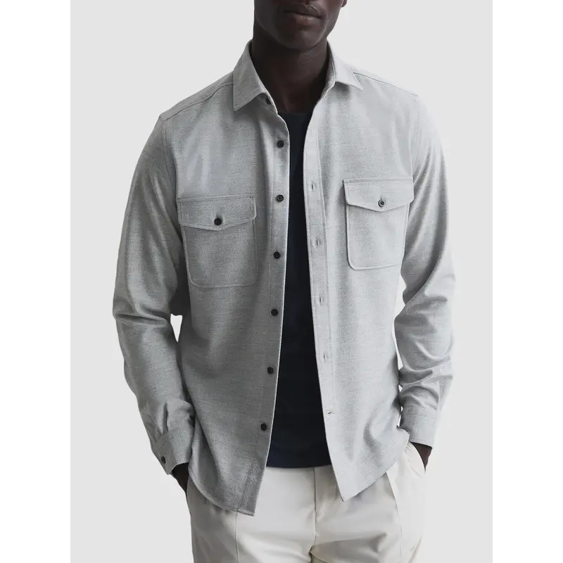 Chaser Button Front Twin Pocket Overshirt