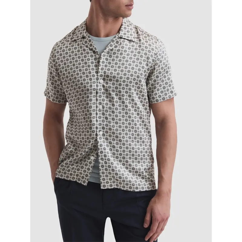 Pedro Printed Cuban Collar Shirt