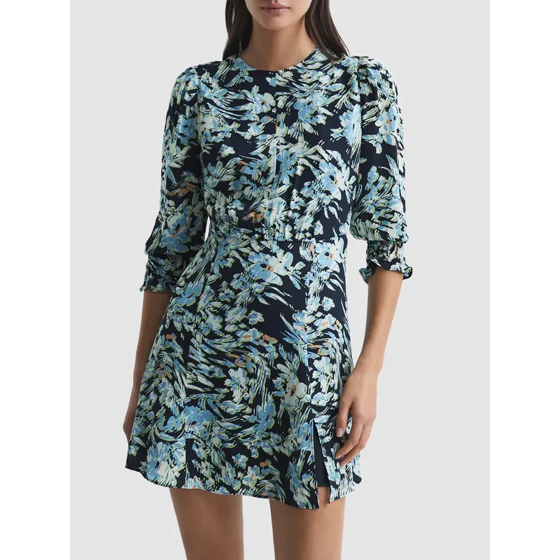 Annie Floral Print Mini Dress
