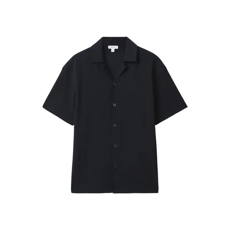 Hunt Textured Cuban Collar Shirt