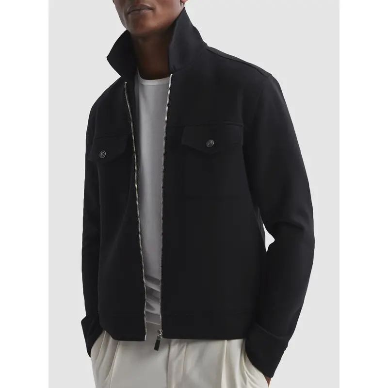 Medina Interlock Jersey Zip-Through Jacket