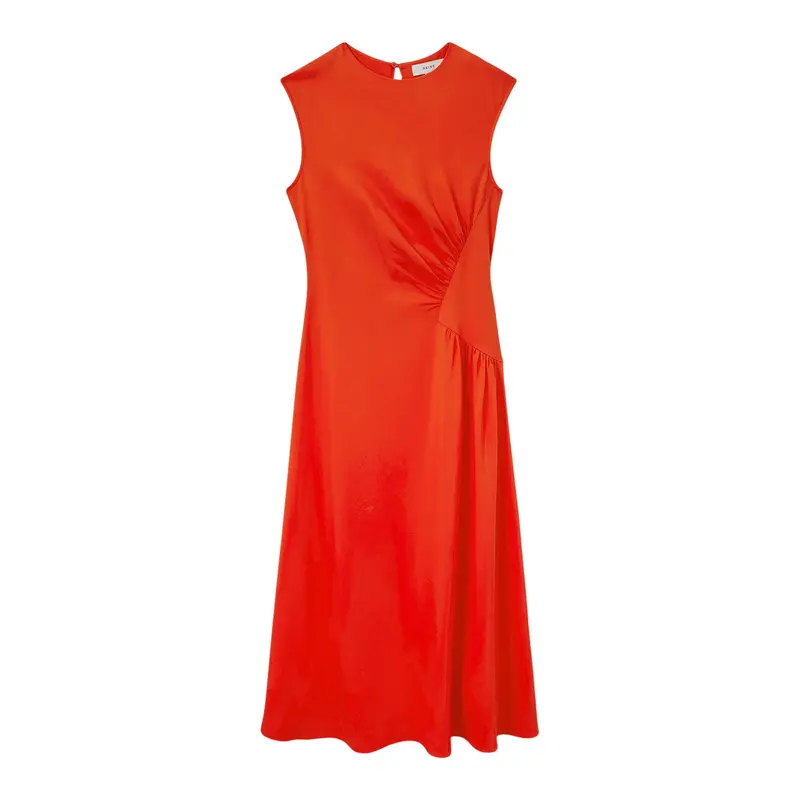Stacey Ruched Midi Dress