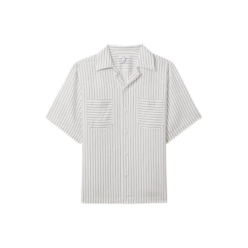 Anchor Boxy Fit Striped Shirt