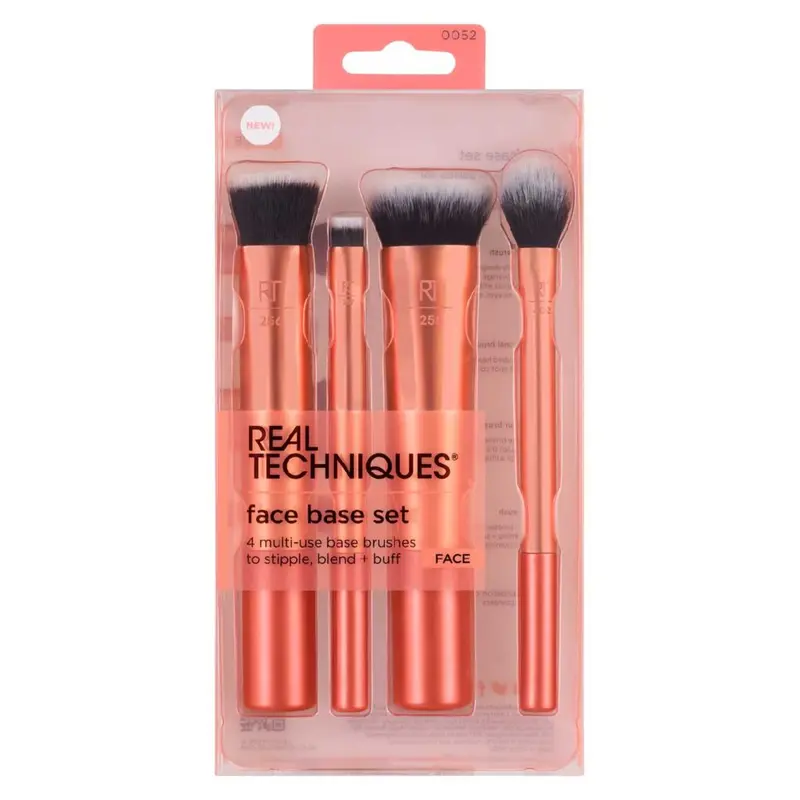 Flawless Base Makeup Brush Kit - 4 Piece Set