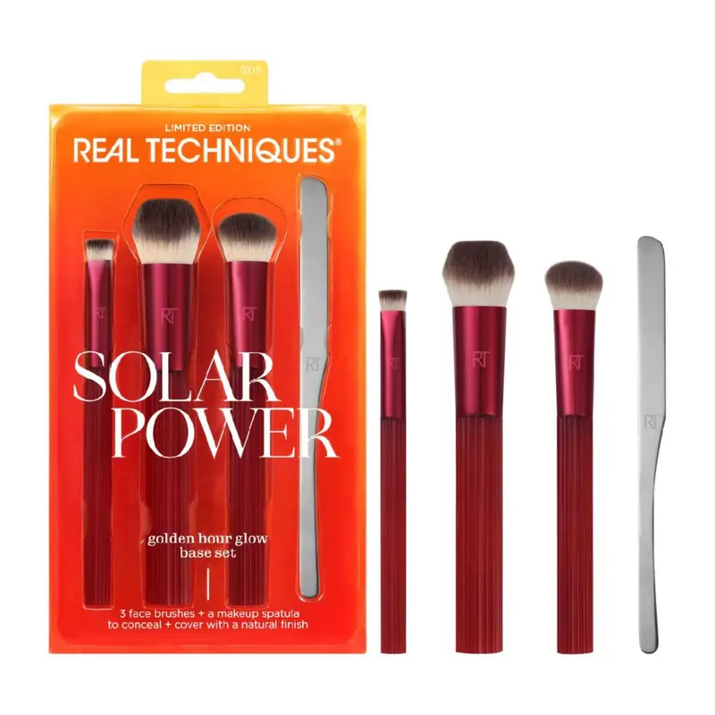 Solar Power Golden Hour Face Base Brush Set
