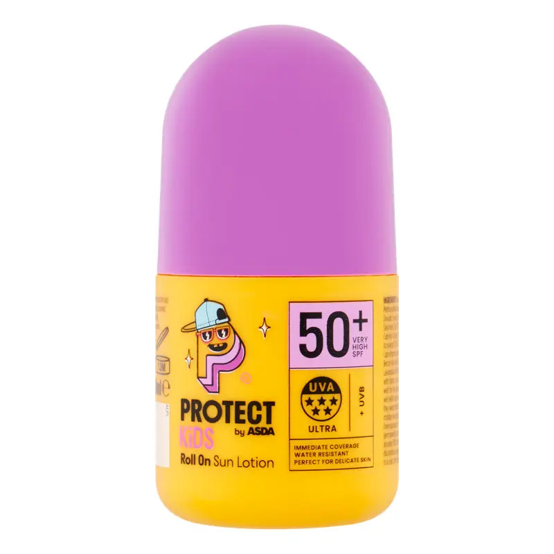 ASDA Protect Kids Very High SPF 50+ Roll On Sun Lotion 50ml