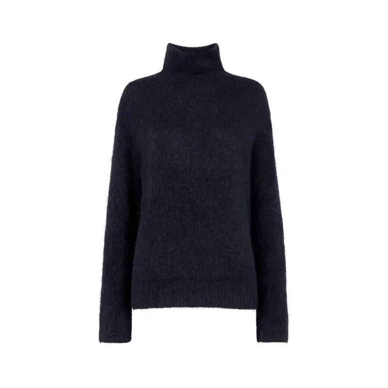 Alpaca Blend Funnel Knit