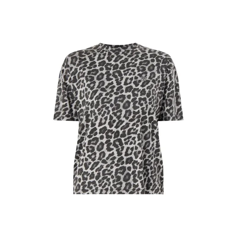 Cohen Tee Grey Leopard