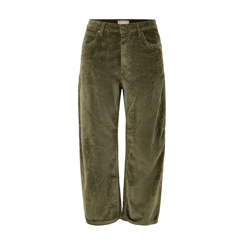 Deep Trance Cord Trousers Green