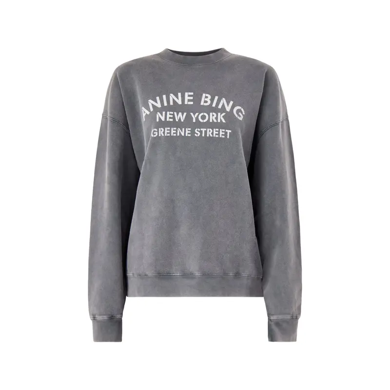 Miles Sweatshirt NY Washed Black