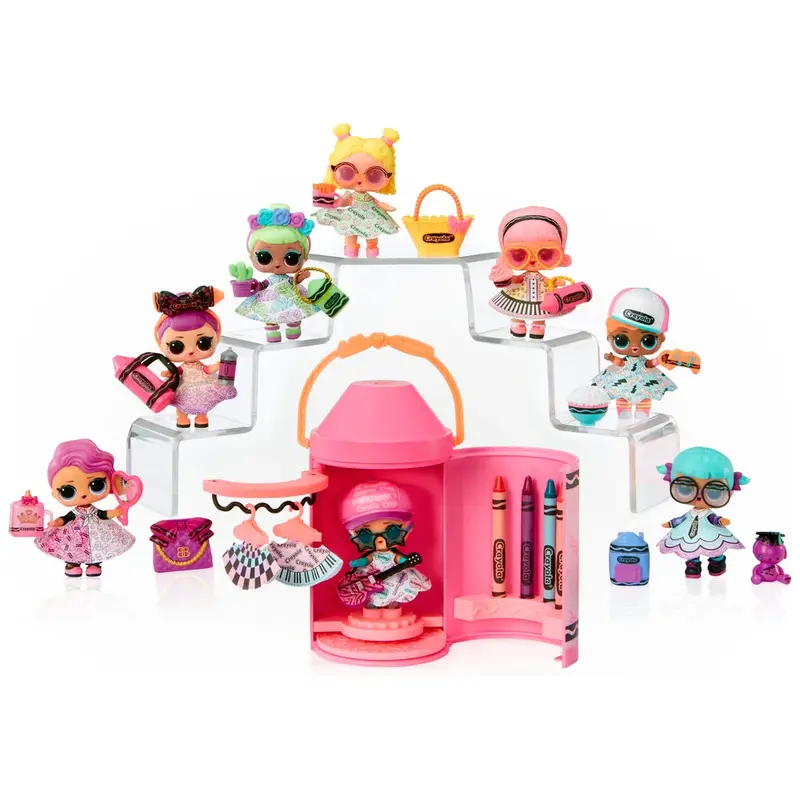 L.O.L. Surprise! x Crayola Doll Mini Colour Me Studio Assortment
