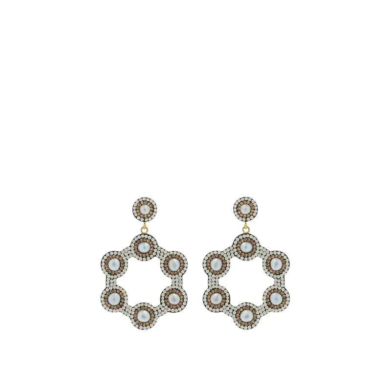 Baroque Pearl Mini Hoop Earrings