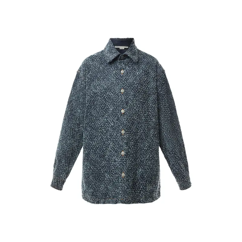 Boucle Denim Overshirt