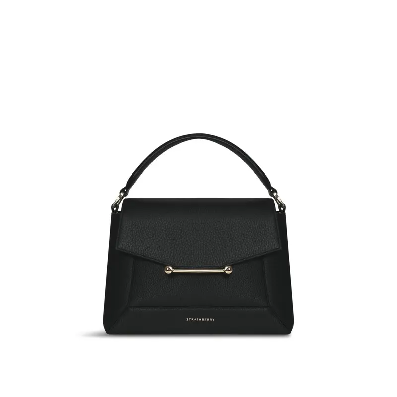 MOSAIC TOP HANDLE - W GRAIN LEATHER