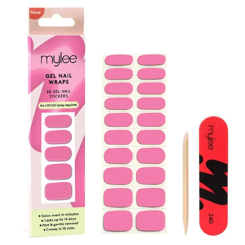 Gel Nail Wraps Peony