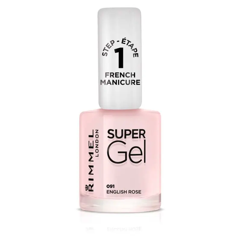 Super Gel Nail Polish French Manicure 091 English Rose