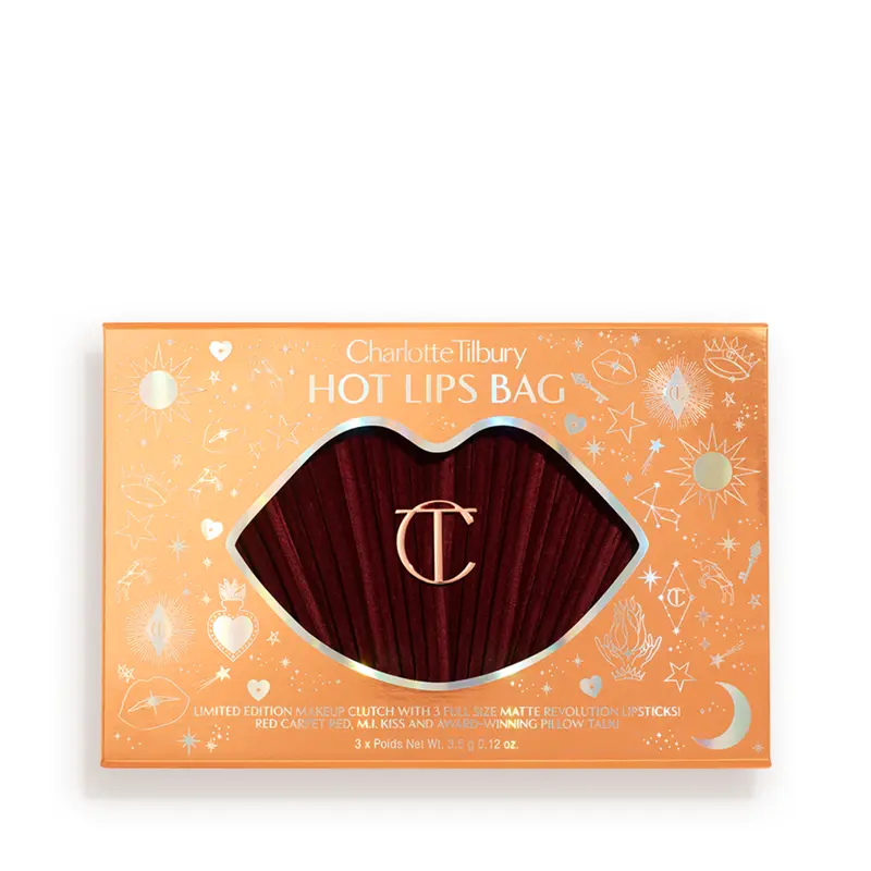 HOT LIPS BAG (MAKEUP BAG & LIP KIT)